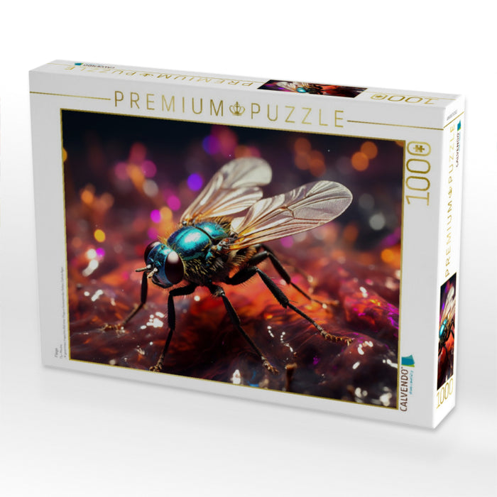Fliege - CALVENDO Foto-Puzzle'