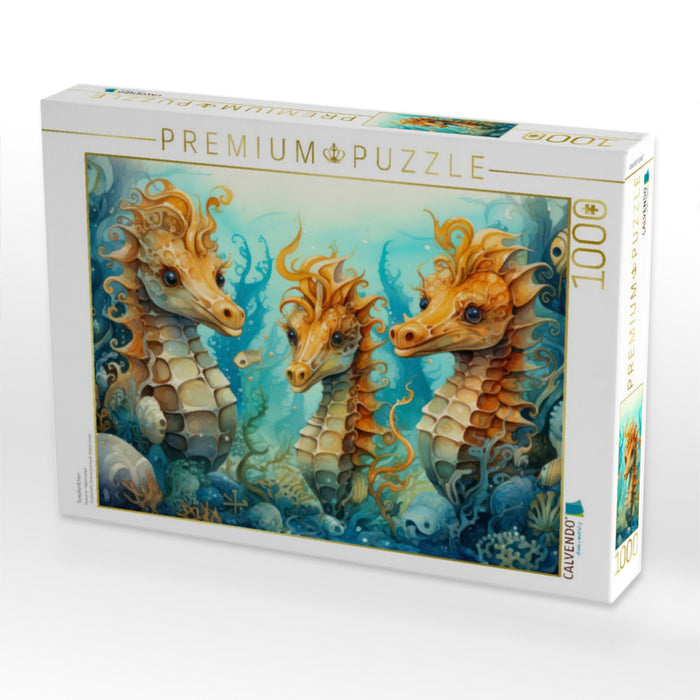 Seepferdchen - CALVENDO Foto-Puzzle'
