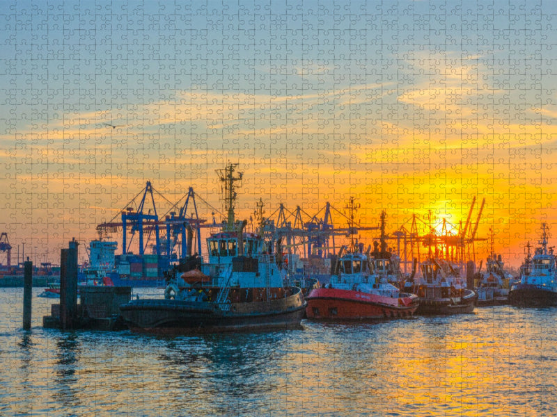 Hafenschlepper - CALVENDO Foto-Puzzle'