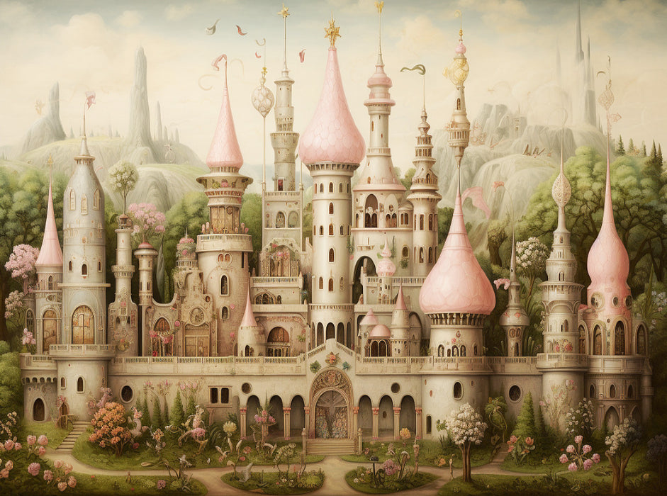 Märchenschloß des Mittelalters - CALVENDO Foto-Puzzle'