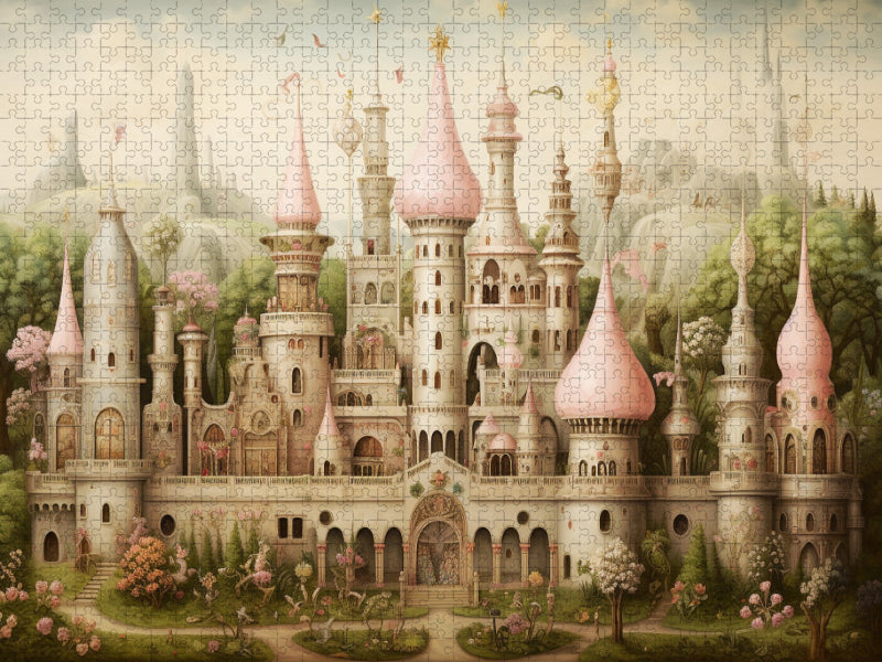Märchenschloß des Mittelalters - CALVENDO Foto-Puzzle'