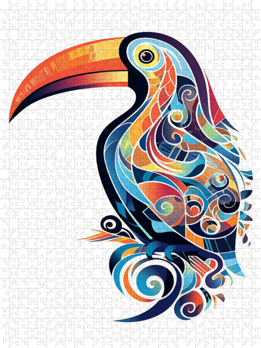 Tukan im Tattoo Design - CALVENDO Foto-Puzzle'