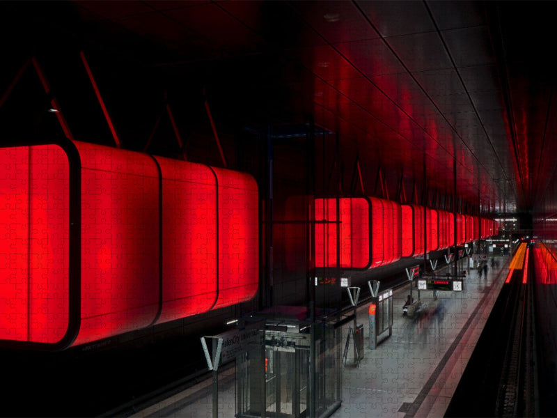 U-Bahn - CALVENDO Foto-Puzzle'