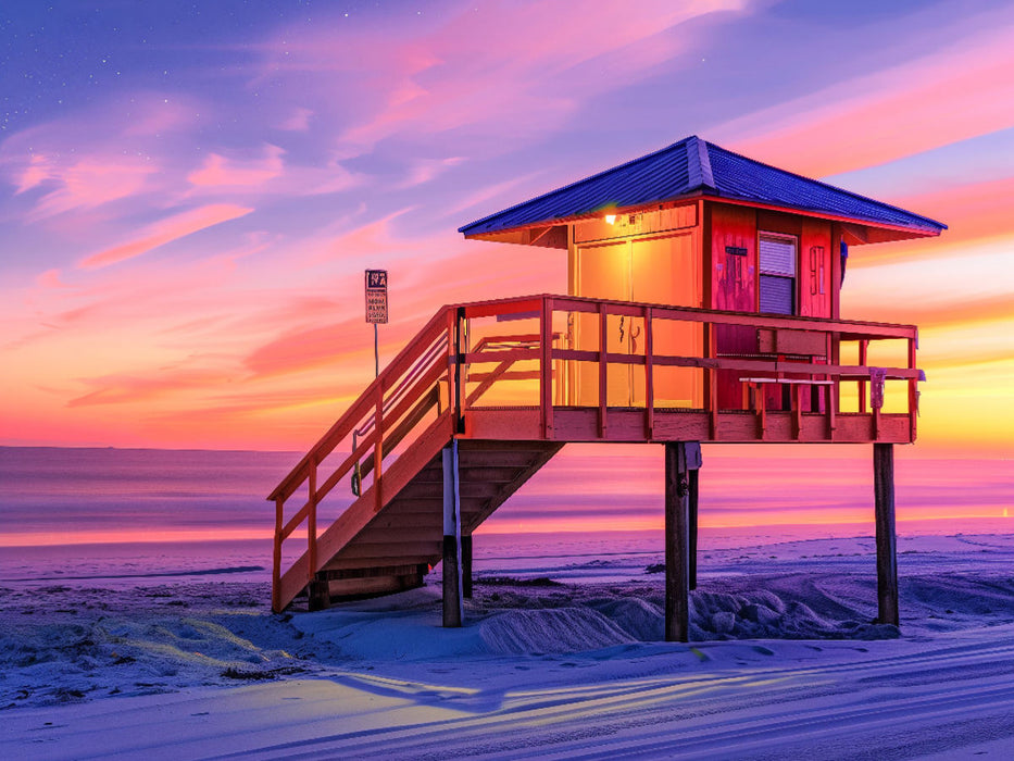 Siesta Beach - USA - CALVENDO Foto-Puzzle'