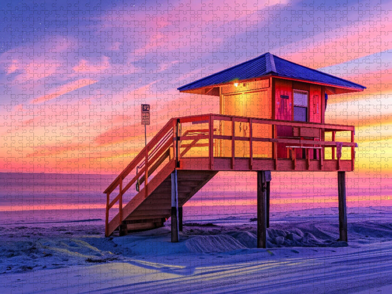 Siesta Beach - USA - CALVENDO Foto-Puzzle'