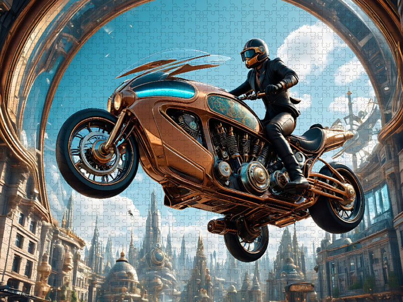 Flug-Quad in Schwebeposition - CALVENDO Foto-Puzzle'