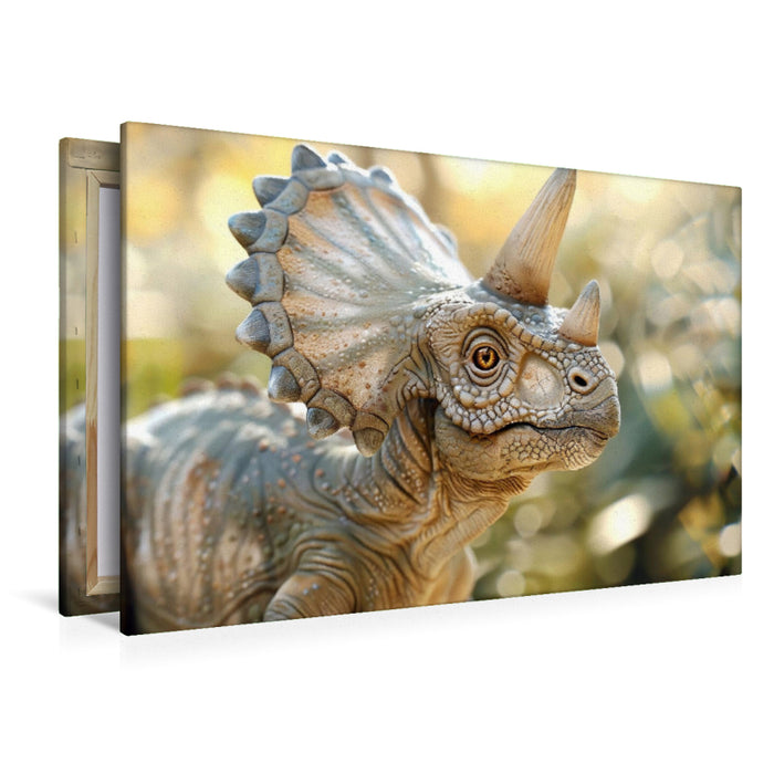 Premium Textil-Leinwand Ein Motiv aus dem Kalender "Dino-Babys"