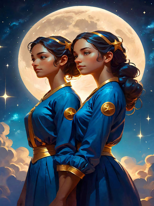 Zwillinge (21. Mai - 20. Juni) - CALVENDO Foto-Puzzle'