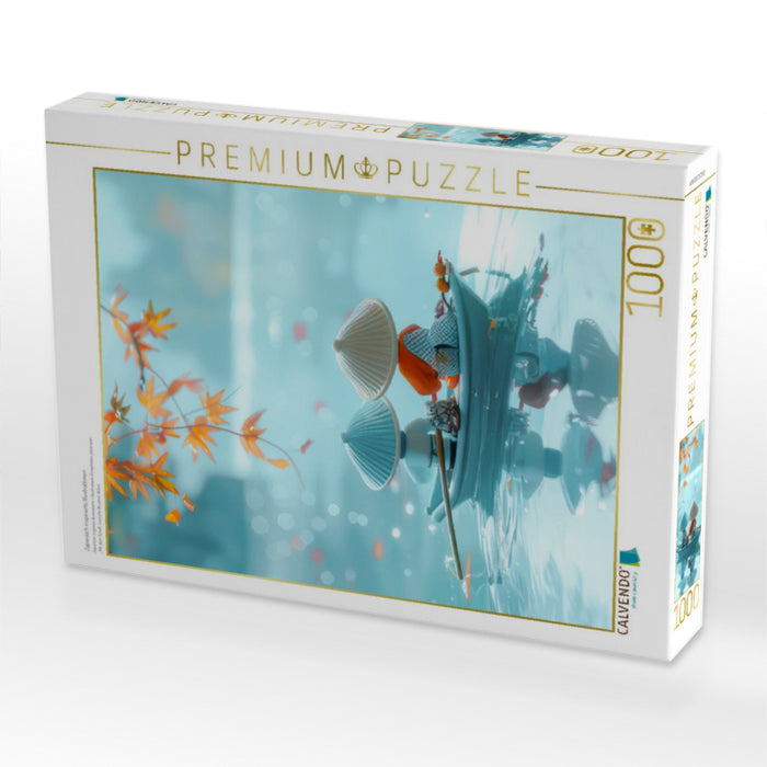 Japanisch inspirierte Illustrationen - CALVENDO Foto-Puzzle'