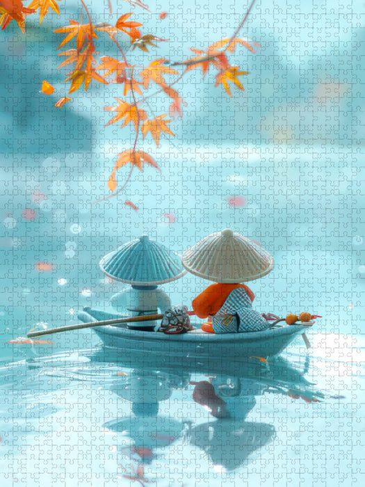 Japanisch inspirierte Illustrationen - CALVENDO Foto-Puzzle'