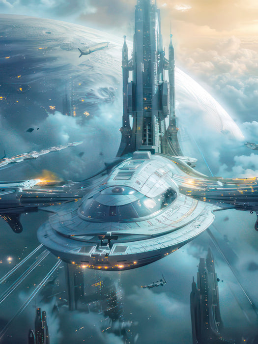 Futuristische Reisen und Entdeckungen - CALVENDO Foto-Puzzle'