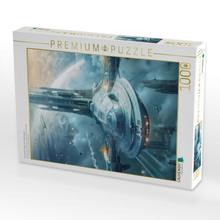 Futuristische Reisen und Entdeckungen - CALVENDO Foto-Puzzle'