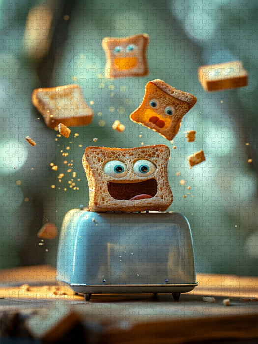Lustiges Toastbrot - CALVENDO Foto-Puzzle'