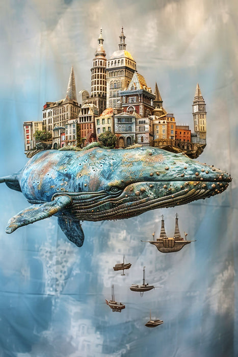 Premium Textil-Leinwand Ein Motiv aus dem Kalender Surrealismus