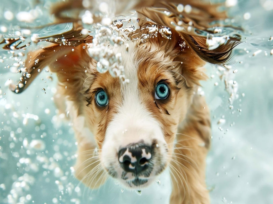 Ein Motiv aus dem Kalender "Hunde und Wasser" - CALVENDO Foto-Puzzle'
