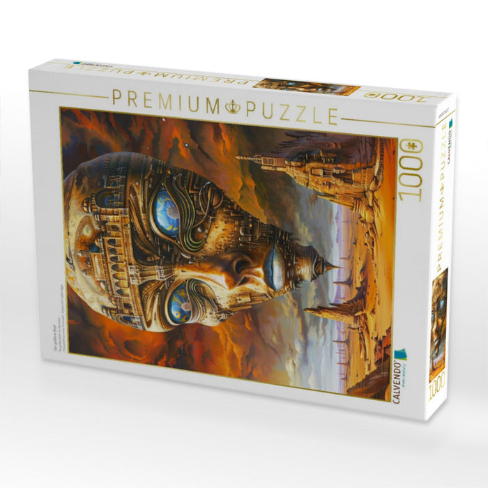 Der goldene Kopf - CALVENDO Foto-Puzzle'