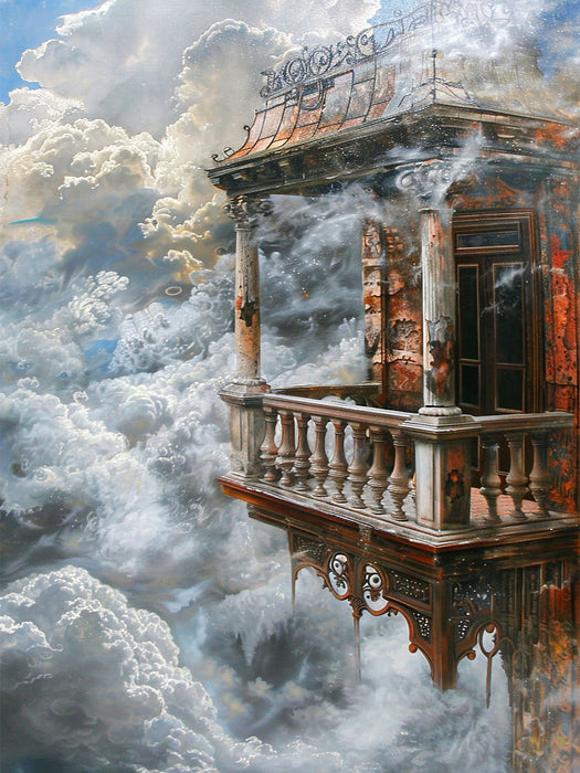 Balkon im Himmel - CALVENDO Foto-Puzzle'