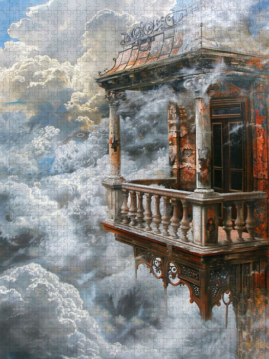 Balkon im Himmel - CALVENDO Foto-Puzzle'