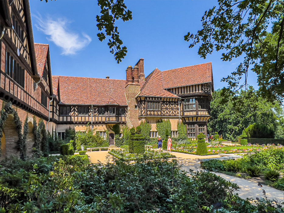 Schloss Cecilienhof, 1913-1917 errichtet, ist es der letzte Schlossbau der Hohenzollern. - CALVENDO Foto-Puzzle'