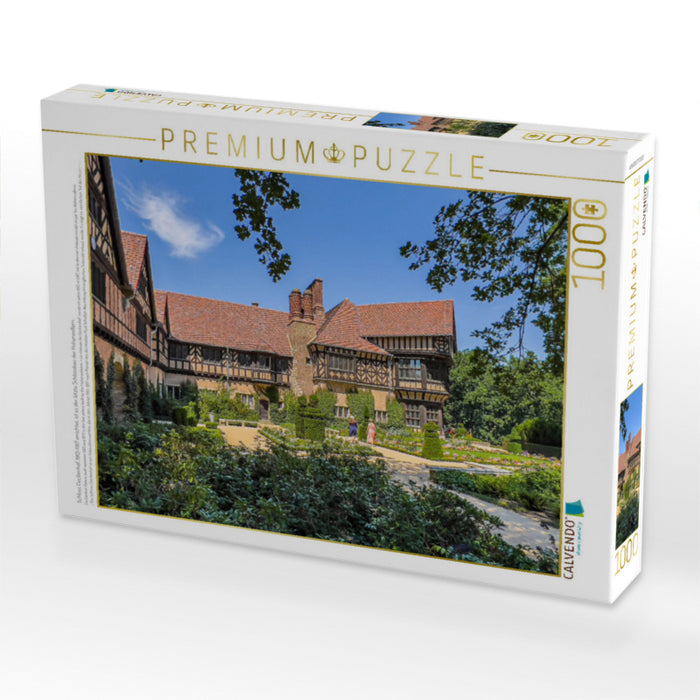 Schloss Cecilienhof, 1913-1917 errichtet, ist es der letzte Schlossbau der Hohenzollern. - CALVENDO Foto-Puzzle'