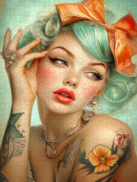 Pin-up Girls - CALVENDO Foto-Puzzle'