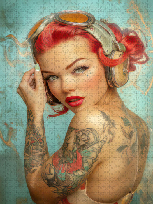 Pin-up Girls - CALVENDO Foto-Puzzle'