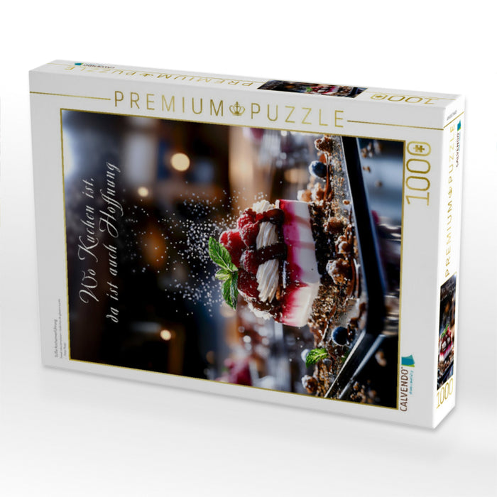 Süße Kuchenverführung - CALVENDO Foto-Puzzle'