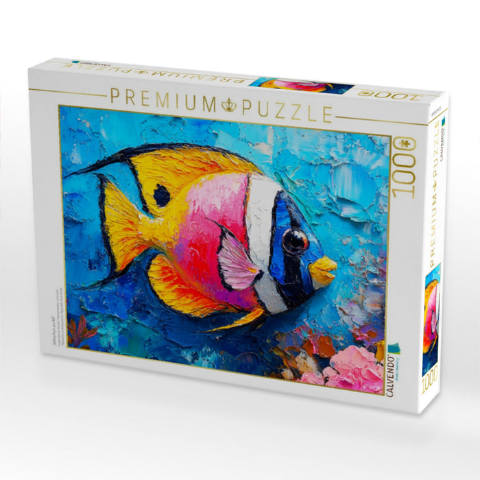 Doktorfisch am Riff - CALVENDO Foto-Puzzle'