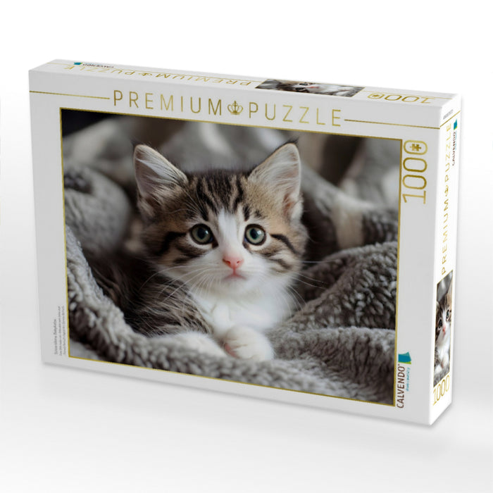 Süsse kleine Babykatze - CALVENDO Foto-Puzzle'