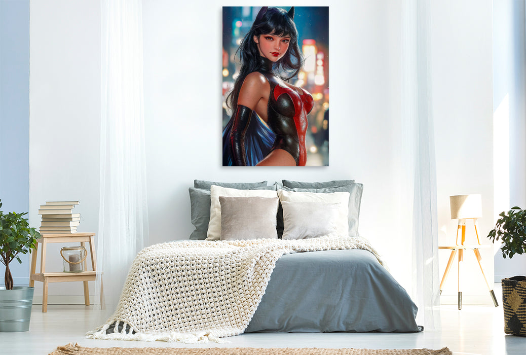 Premium Textil-Leinwand Cats
