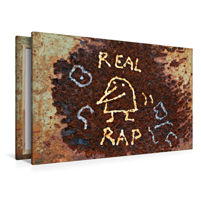 Premium Textil-Leinwand It´s Rap-Time