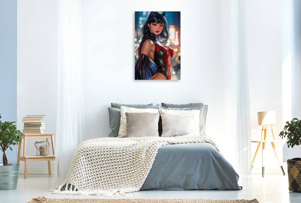 Premium Textil-Leinwand Cats