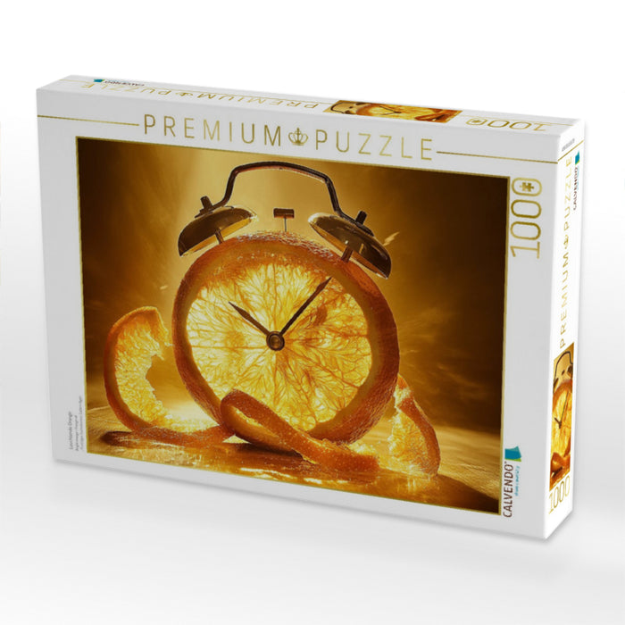 Leuchtende Orange - CALVENDO Foto-Puzzle'