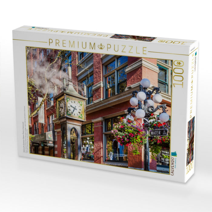 Historische Gastown Steam Clock in Vancouver - CALVENDO Foto-Puzzle'