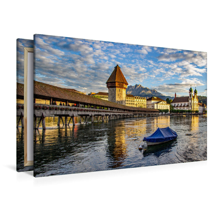 Premium Textil-Leinwand Luzern