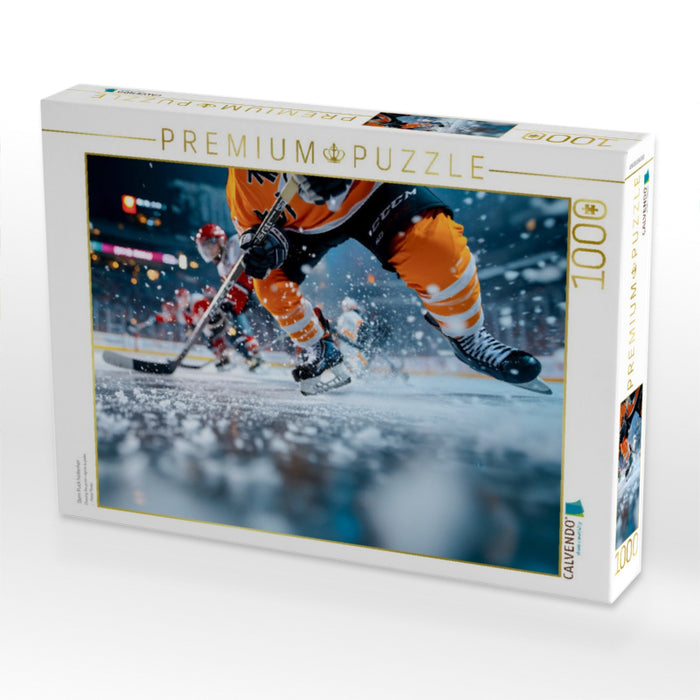 Dem Puck hinterher - CALVENDO Foto-Puzzle'