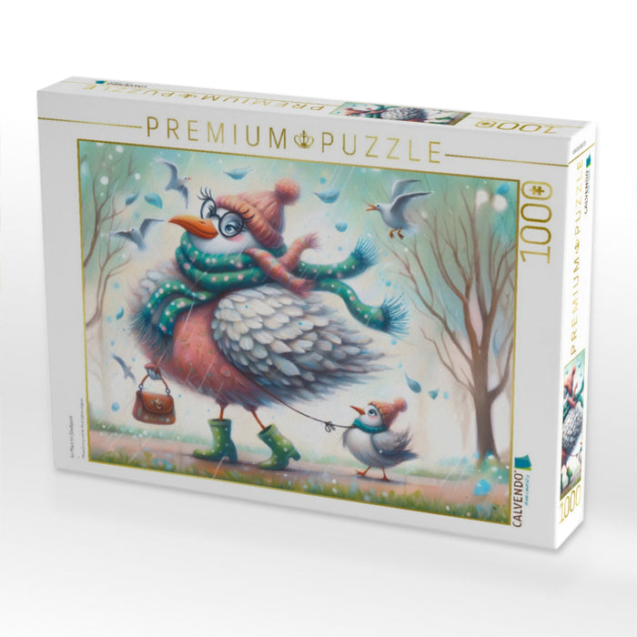 Im März im Stadtpark - CALVENDO Foto-Puzzle'