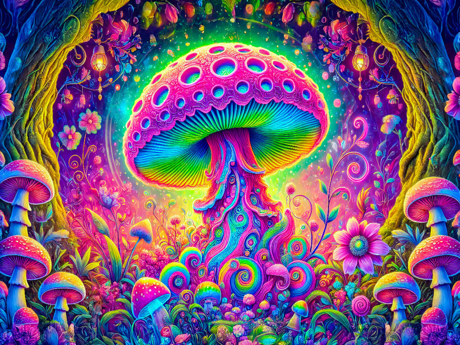 Magischer Pilze im Traumland - CALVENDO Foto-Puzzle'