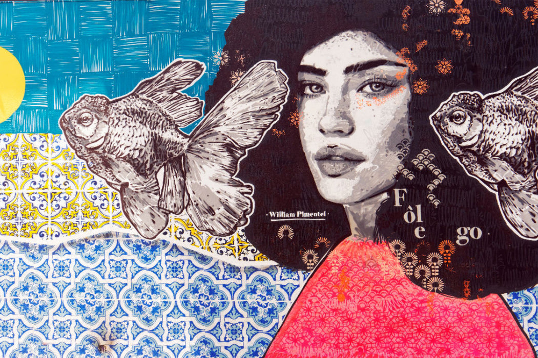 Premium Textil-Leinwand São Paulo