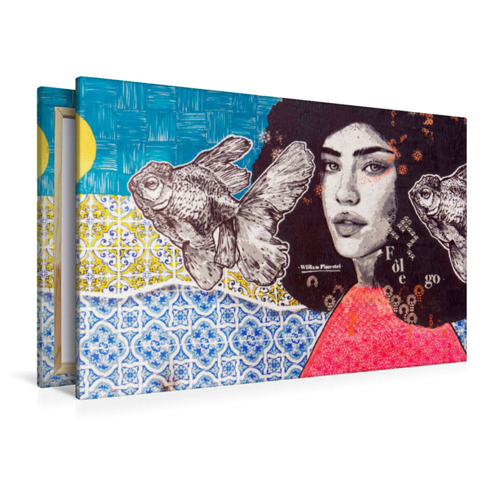 Premium Textil-Leinwand São Paulo