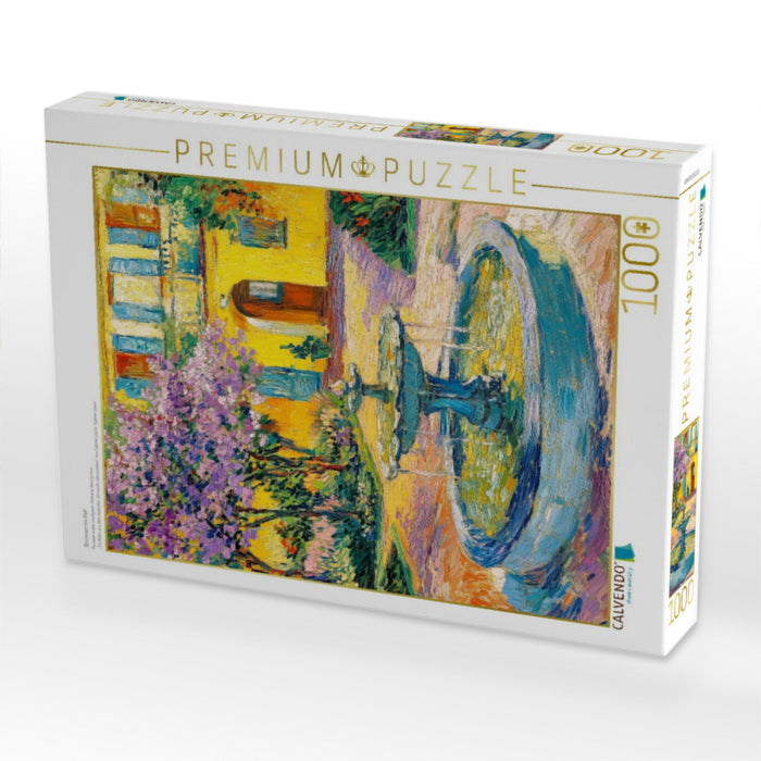 Brunnen im Hof - CALVENDO Foto-Puzzle'