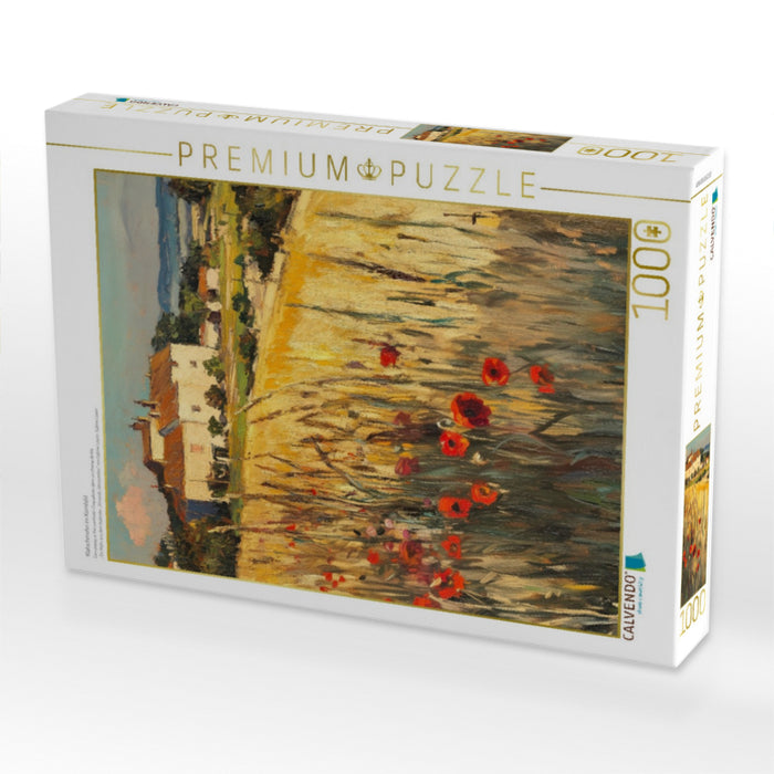 Klatschmohn im Kornfeld - CALVENDO Foto-Puzzle'