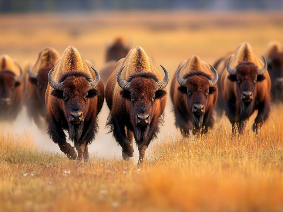 Büffel - CALVENDO Foto-Puzzle'