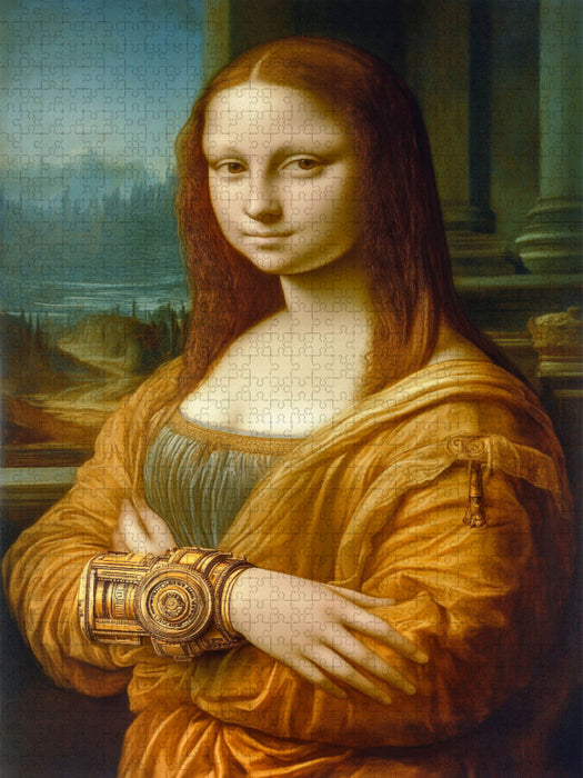 Mona Lisa KI - CALVENDO Foto-Puzzle'