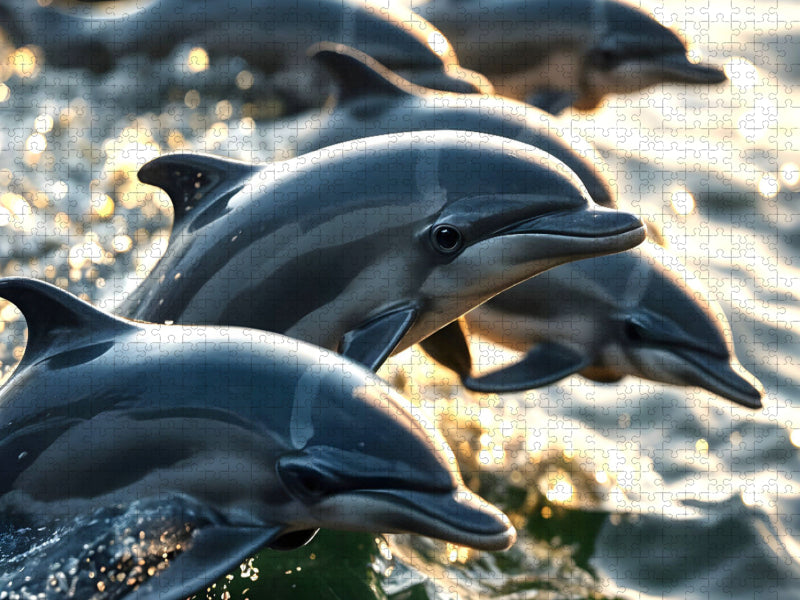 Delfine - CALVENDO Foto-Puzzle'