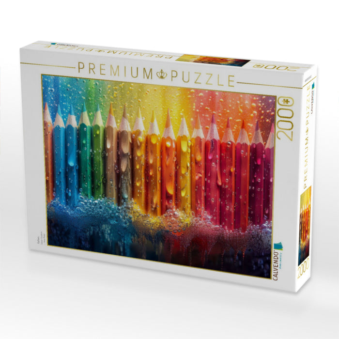 Farben - CALVENDO Foto-Puzzle'