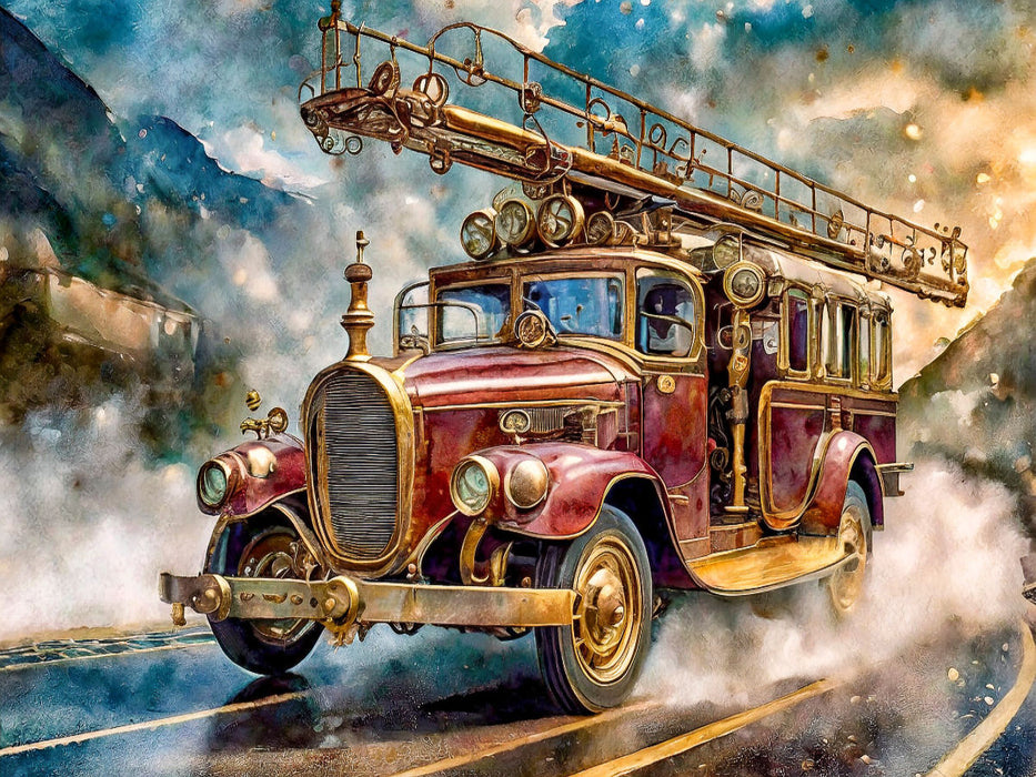 Feuerwehrauto - CALVENDO Foto-Puzzle'