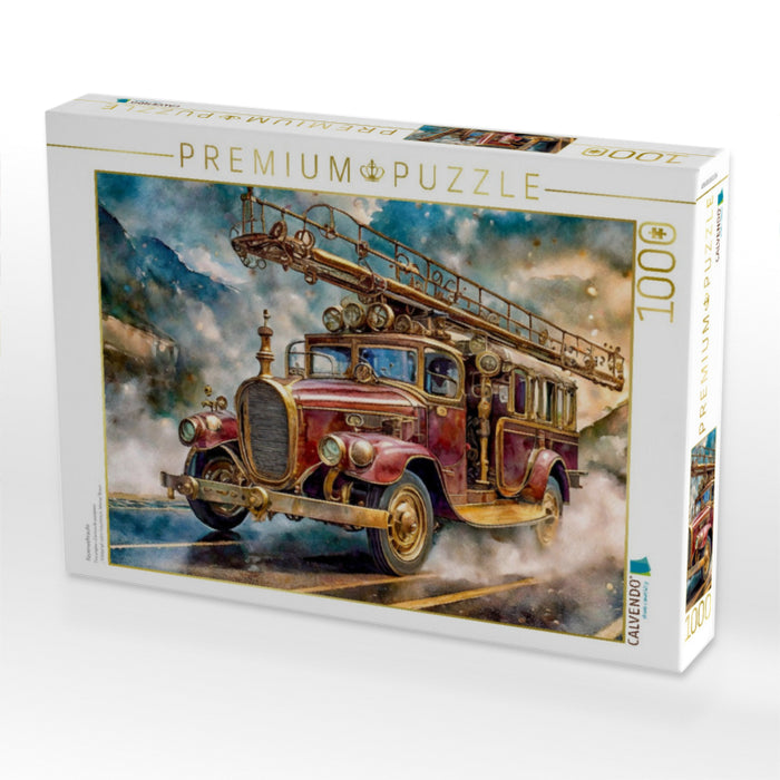 Feuerwehrauto - CALVENDO Foto-Puzzle'