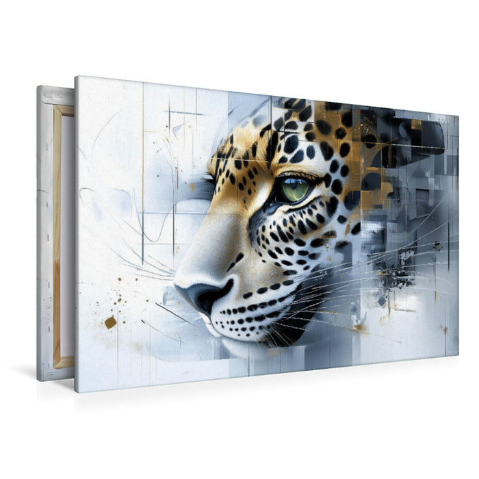 Premium Textil-Leinwand In deinem Blick finde ich Frieden