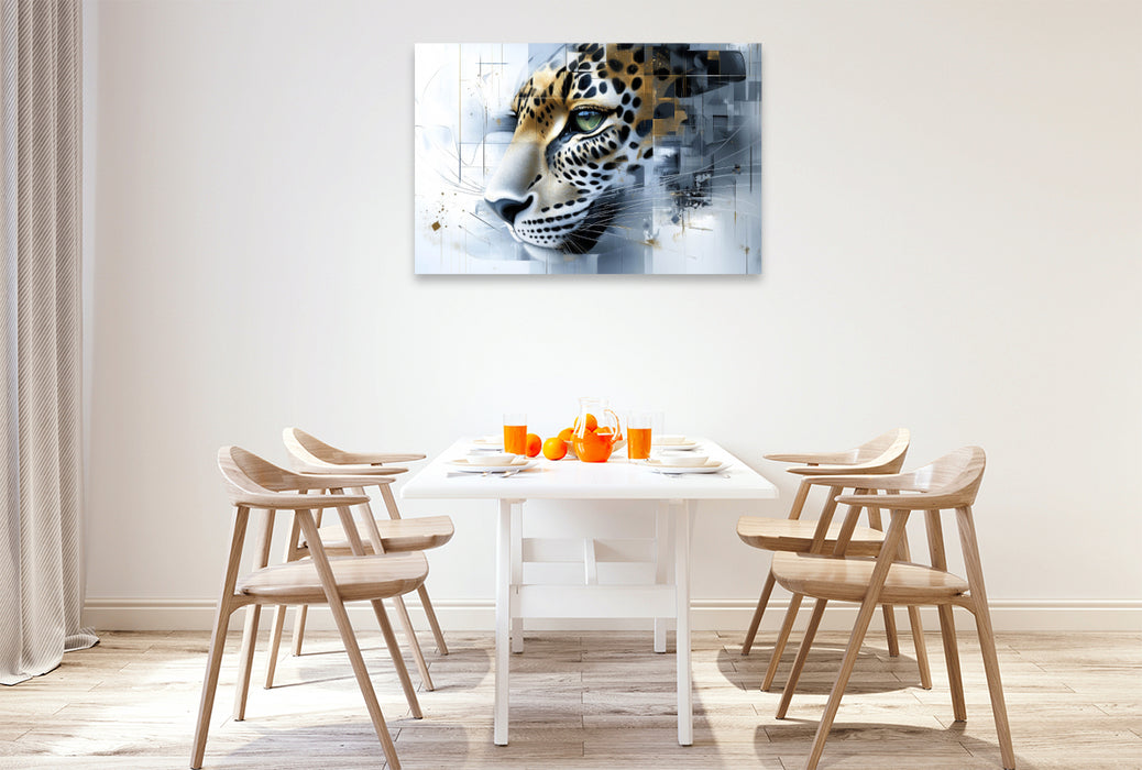 Premium Textil-Leinwand In deinem Blick finde ich Frieden